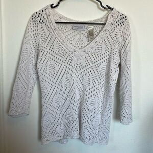 White crochet top🤍